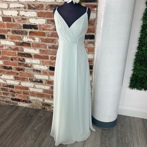 Seafoam BL bridesmaid dress
